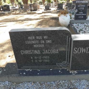 SOWDEN Christina Jacoba 1905-1980