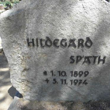 SPATH Hildegard 1899-1974