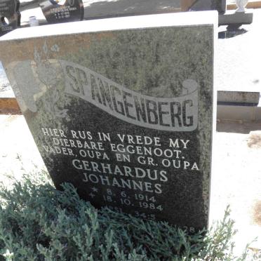 SPANGENBERG Gerhardus Johannes 1914-1984