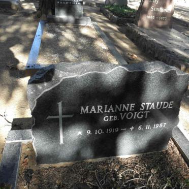 STAUDE Marianne nee VOIGT 1919-1987
