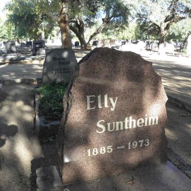 SUNTHEIM Elly 1885-1973