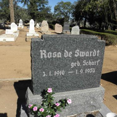 SWARDT Rosa, de nee SCHARF 1910-1953
