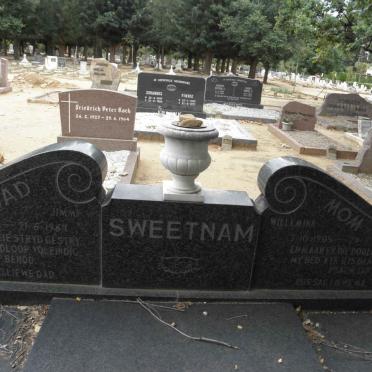 SWEETNAM Jimmy 1889-1964 &amp; Willemina 1905-1982