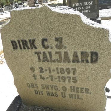 TALJAARD Dirk C.J. 1897-1975