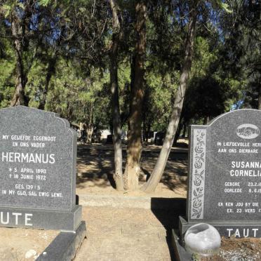 TAUTE Hermanus 1890-1972 &amp; Susanna Cornelia 1898-1987