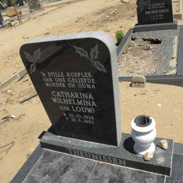 THEUNISSEN Catharina Wilhelmina nee LOUW 1928-1993