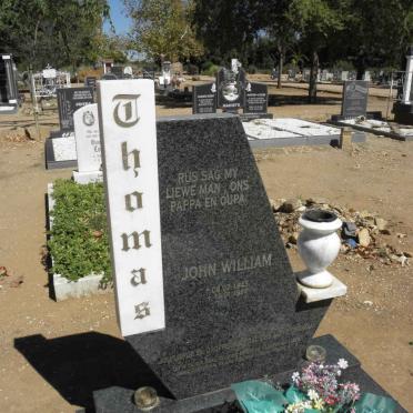 THOMAS John William 1943-1999