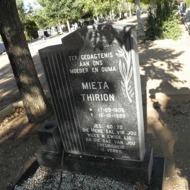 THIRION Mieta 1906-1989
