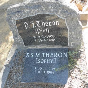 THERON P.J. 1908-1980 &amp; S.S.M. 1909-1988