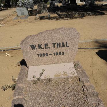 THAL W.K.E. 1889-1963