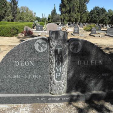 TROMP Deon 1959-1966 :: TROMP Daleen 1937-1966