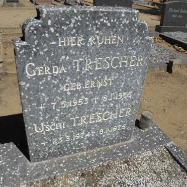 TRESCHER Gerda nee ERNST 1953-1975 :: TRESCHER Uschi 1974-1975