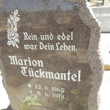 TÜCKMANTEL Marion 1965-1978
