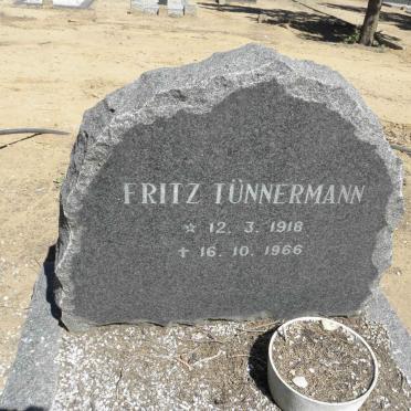TÜNNERMANN Fritz 1918-1966
