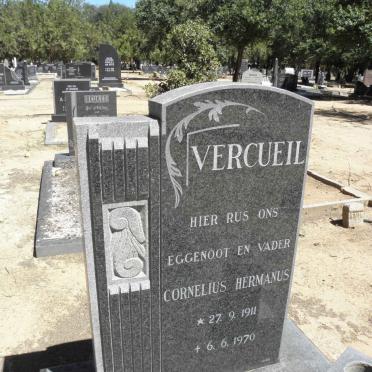 VERCUEIL Cornelius Hermanus 1911-1970