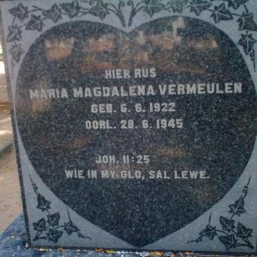 VERMEULEN Maria Magdalena 1922-1945