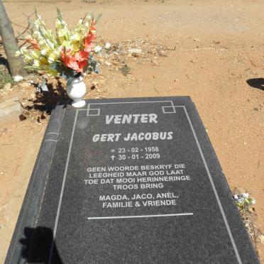 VENTER Gert Jacobus 1958-2009