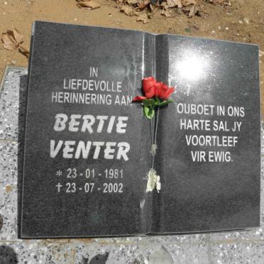 VENTER Bertie 1981-2002