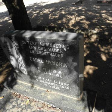 VENTER Carel Hendrik 1908-1992