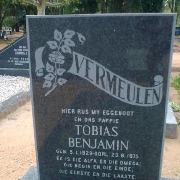 VERMEULEN Tobias Benjamin 1929-1975