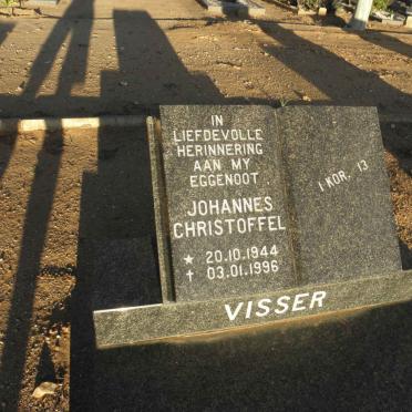 VISSER Johannes Christoffel 1944-1996