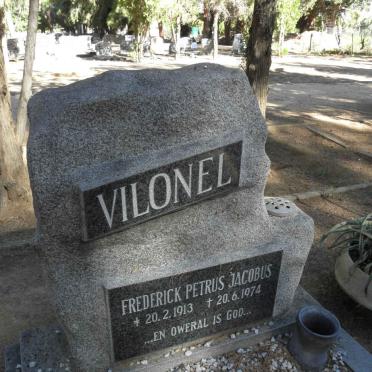 VILONEL Frederick Petrus Jacobus 1913-1974