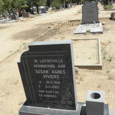 VIVIERS Susan Agnes 1919-1985