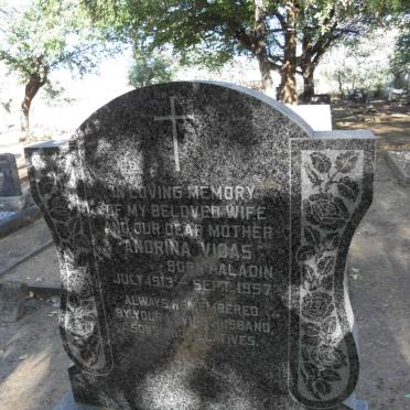 VIDAS Andrina nee PALADIN 1913-1957
