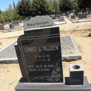 VILJOEN Ernst L. 1925-1981
