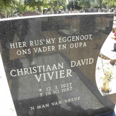 VIVIER Christiaan David 1927-1987