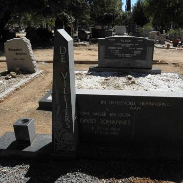 VILLIERS David Johannes, de 1904-1983