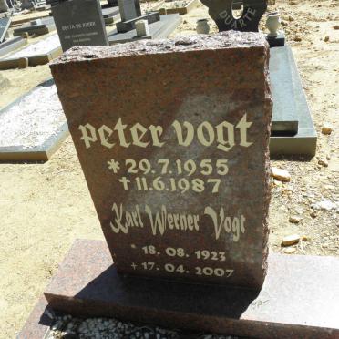 VOGT Peter 1955-1987 :: VOGT Karl Werner 1923-2007