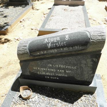 VORSTER Alwyn J. 1909-1975