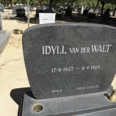 WALT Idyll, van der 1937-1968
