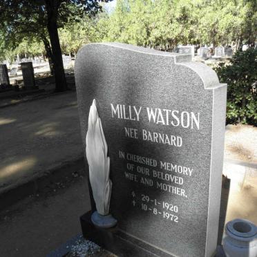 WATSON Milly nee BARNARD 1920-1972