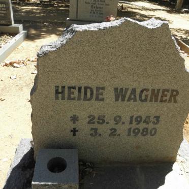 WAGNER Heide 1943-1980