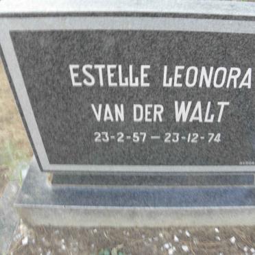WALT Estelle Leonora, van der 1957-1974
