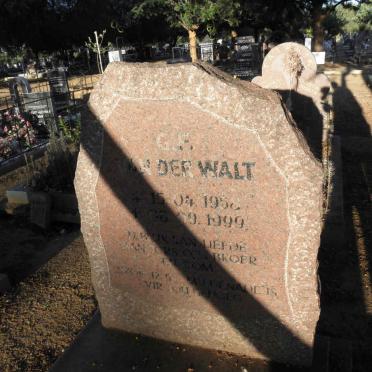 WALT G.F., van der 1958-1999