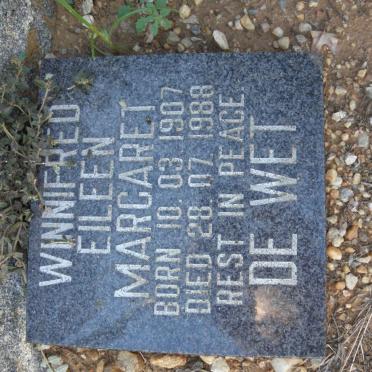 WET Winnifred Eileen Margaret, de 1907-1988