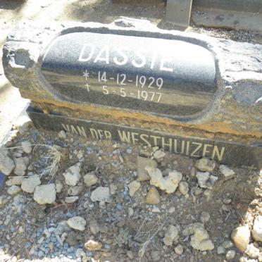WESTHUIZEN Dassie, van der 1929-1977