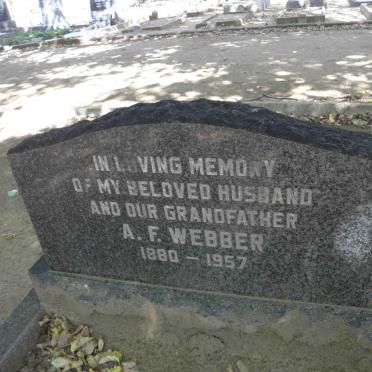 WEBBER A.F. 1880-1957