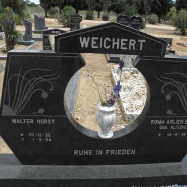 WEICHERT Walter Horst 1932-1994 &amp; Roma Arlien Ella KLITZKE 1936-