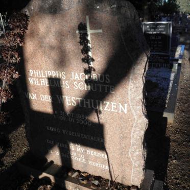 WESTHUIZEN Philippus Jacobus Wilhelmus Schutte 1939-2000