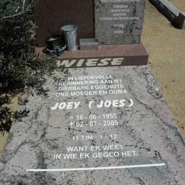 WIESE Joey 1955-2005