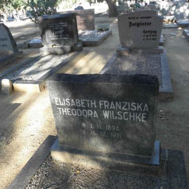 WILSCHKE Elisabeth Franziska Theodora 1894-1971