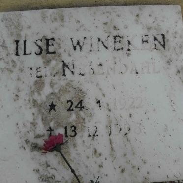 WINEKEN Ilse nee NEBENDAHL 1922-1998