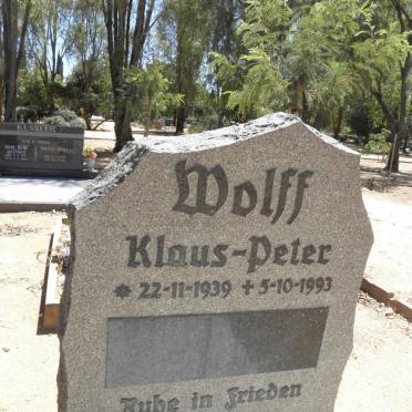 WOLFF Klaus-Peter 1939-1993