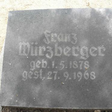 WÜRZBERGER Franz 1878-1968