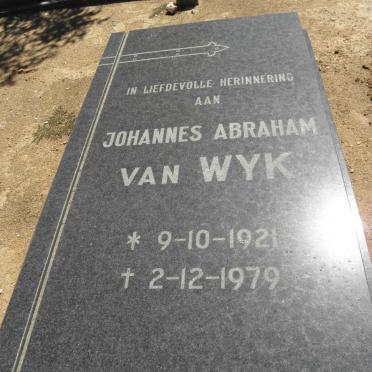 WYK Johannes Abraham, van 1921-1979