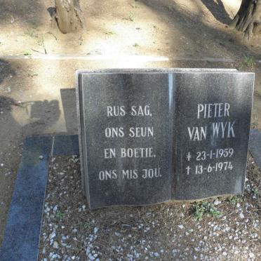 WYK Pieter, van 1959-1974